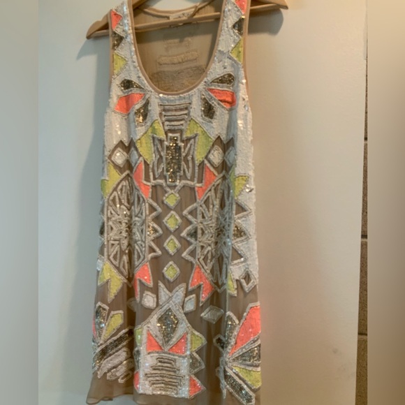 Needle & Thread Multicolor Embellished Mini Dress - Picture 9 of 10